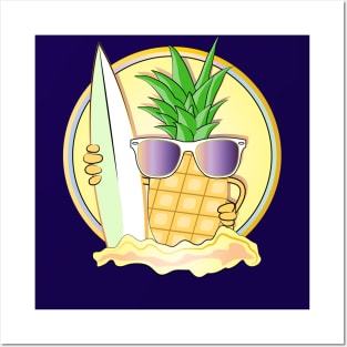 Ananas Summer Vibes Posters and Art